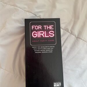 For The Girls Adult Party Game - Black